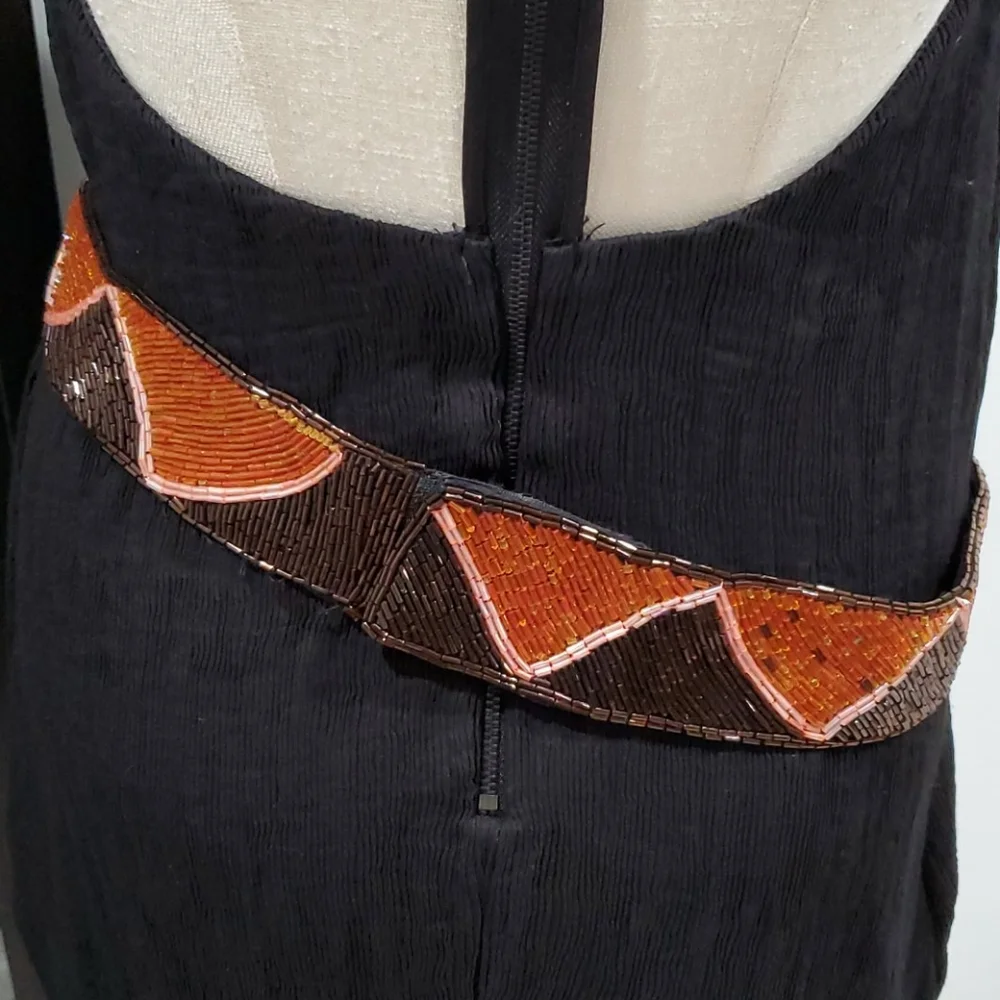 Women's Embellished Flower Fabric Belt